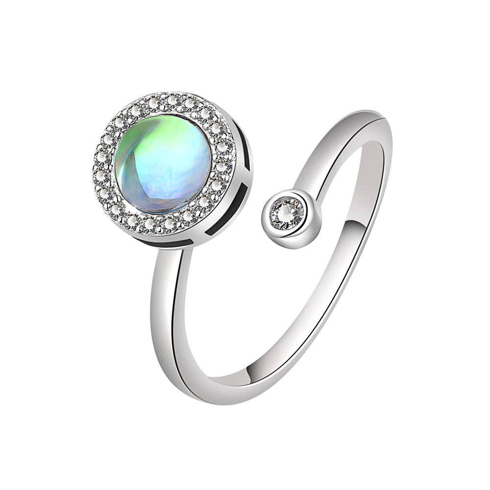 Bague Spinner Polaris – Bijou d’intention Aurora