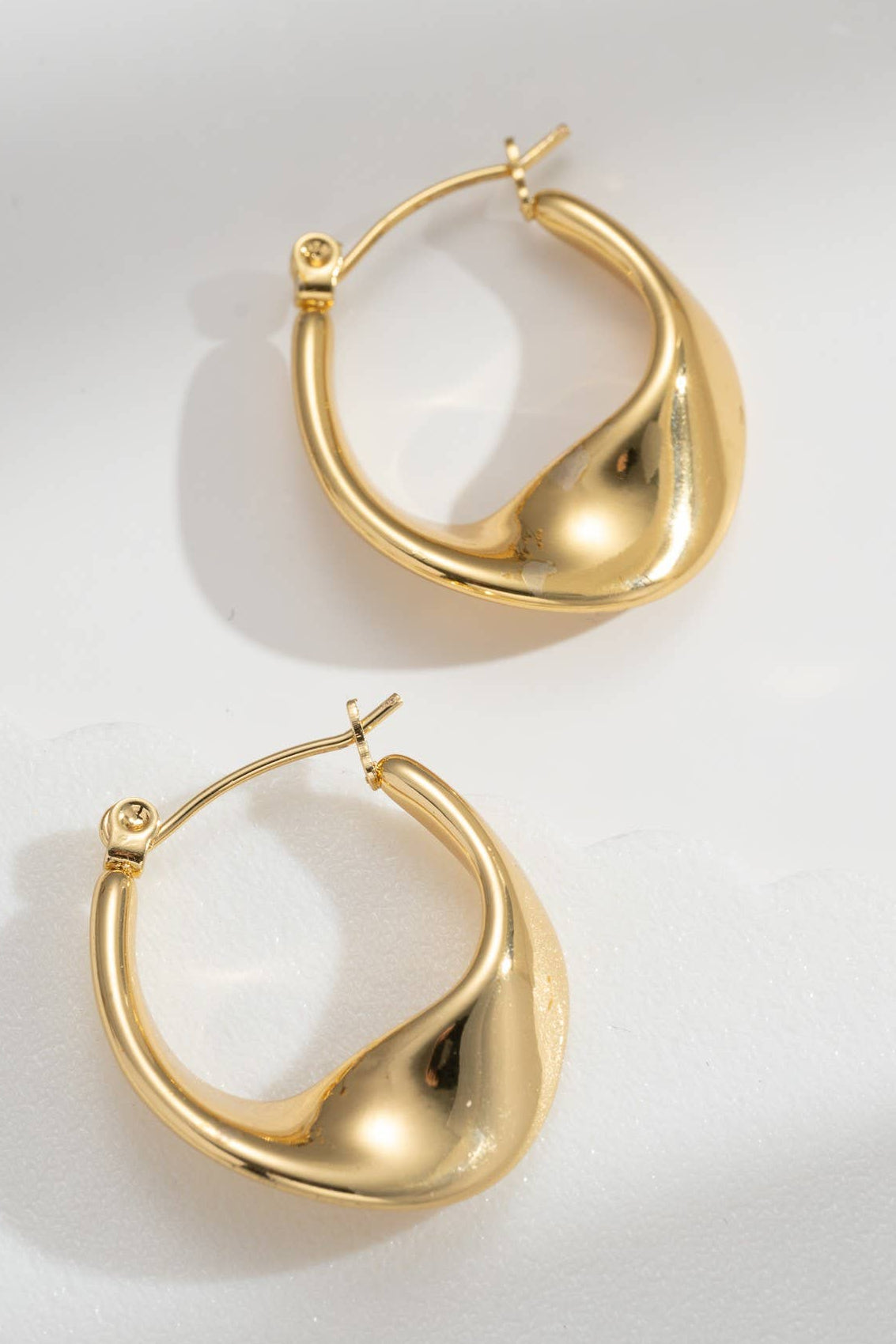 Créoles fluides Vagues Boréales - Bijou d'intention AURORA