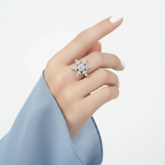 Bague Spinner Polaris – Bijou d’intention Aurora