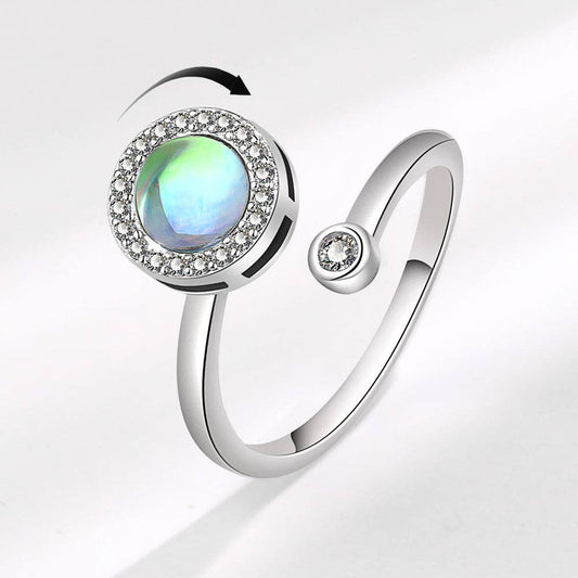 Bague Spinner Polaris – Bijou d’intention Aurora