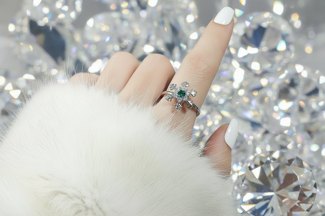 Bague Spinner Polaris - Bijou d'intention Aurora