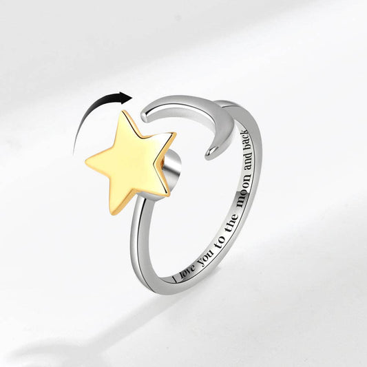 Bague Spinner Polaris – Bijou d’intention Aurora