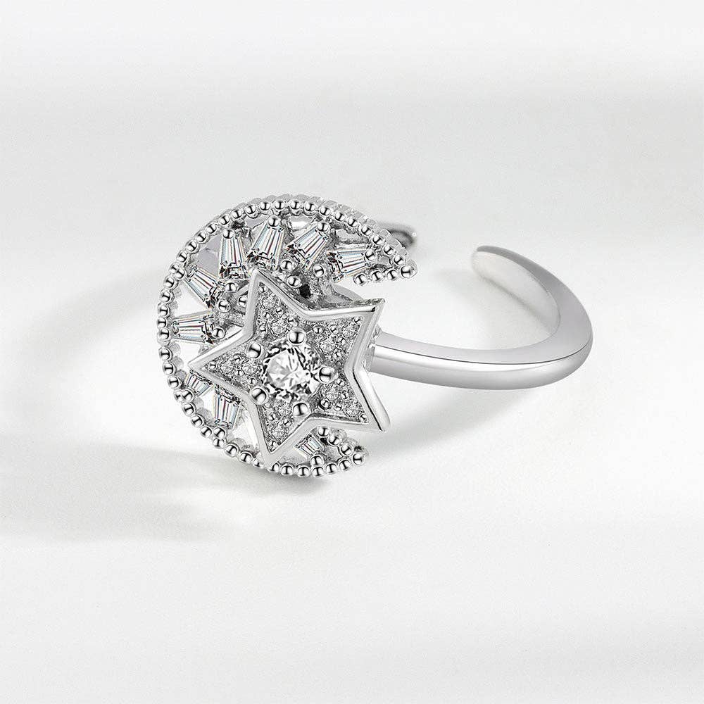 Bague Spinner Polaris – Bijou d’intention Aurora