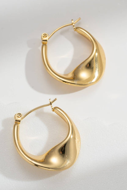 Créoles fluides Vagues Boréales - Bijou d'intention AURORA