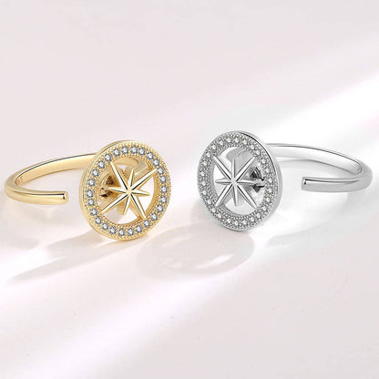 Bague Spinner Polaris – Bijou d’intention Aurora