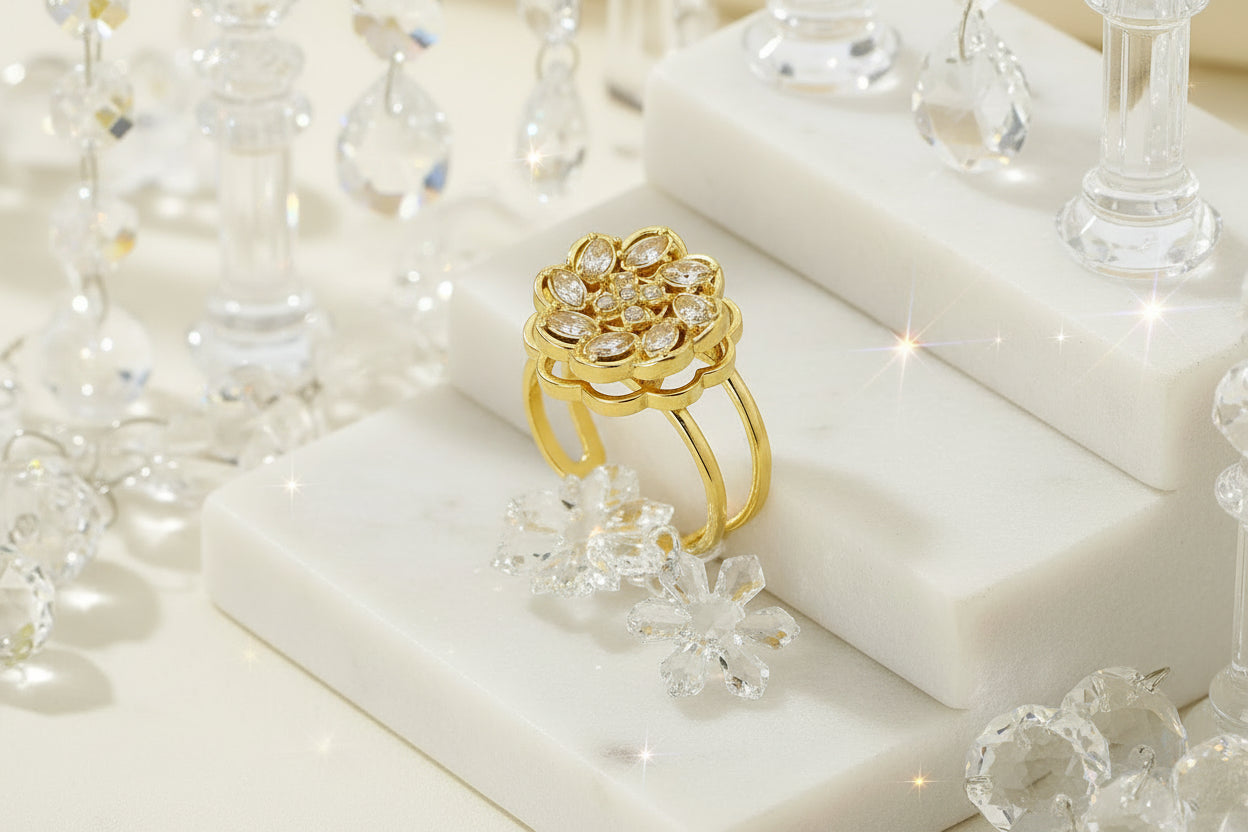 Bague Spinner Polaris – Bijou d’intention Aurora