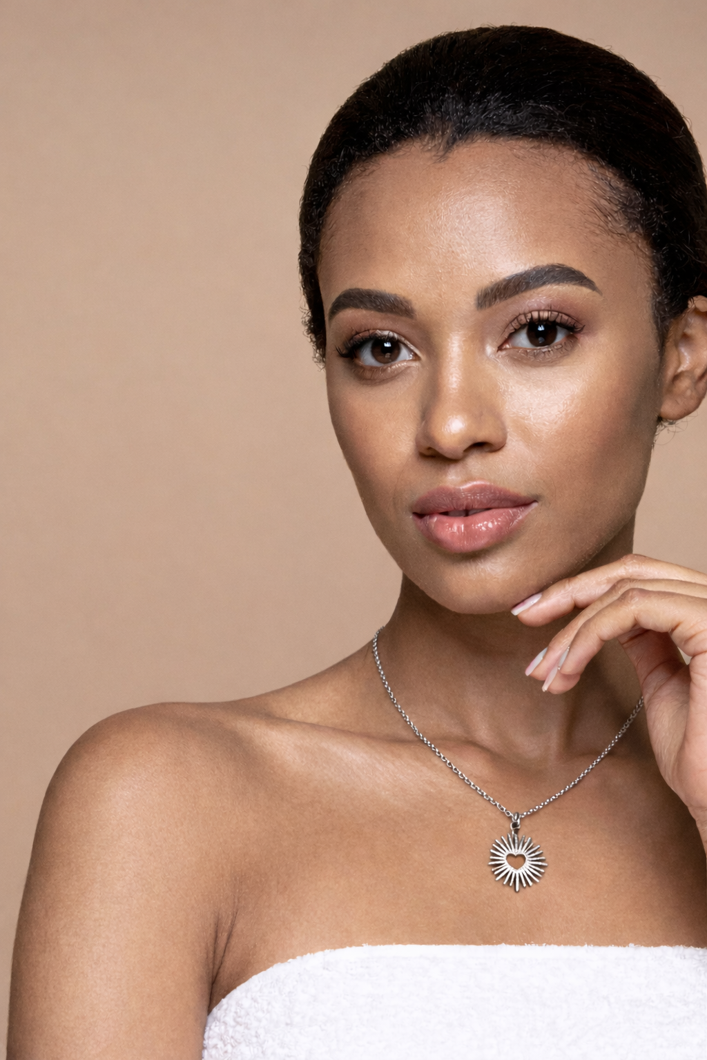 Collier Cœur Guidé Ajustable • Bijou d'intention Aurora