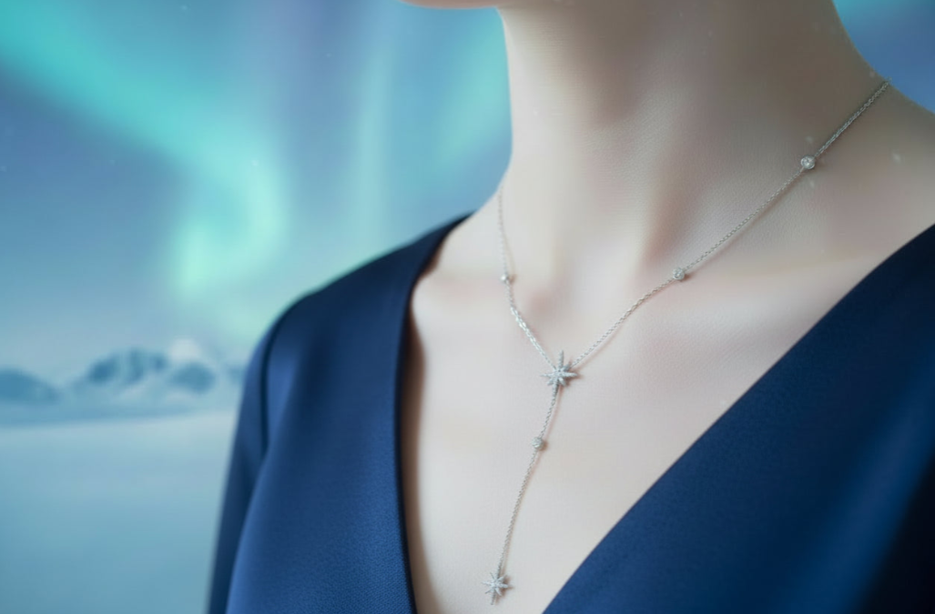 Collier Polarys Scintillante - Bijou d'intention Aurora