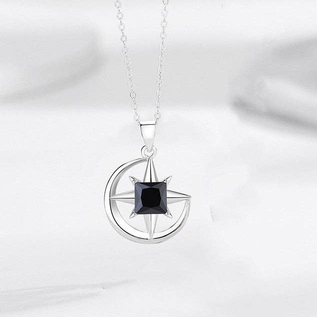 Colliers Duo Lune & Étoile en argent 925 – Bijoux d’intention Aurora