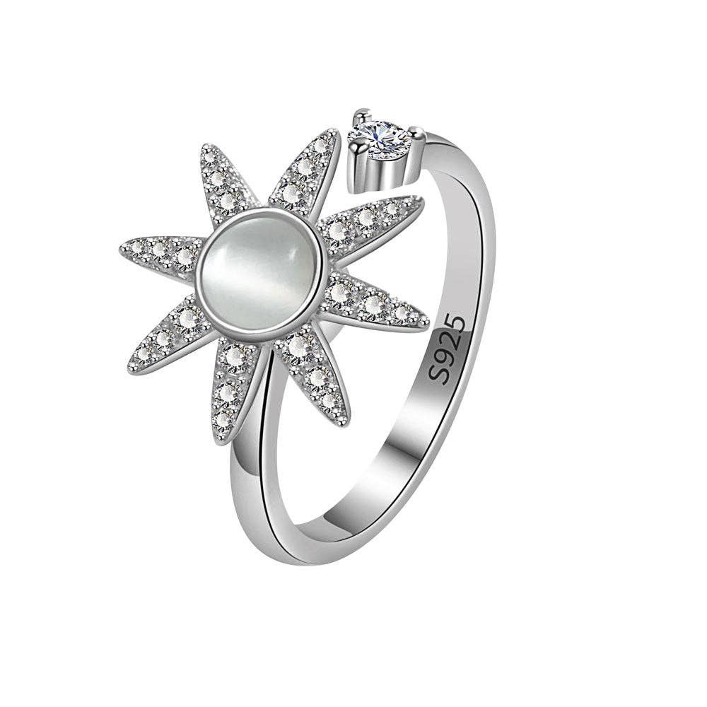 Bague Spinner Polaris – Bijou d’intention Aurora