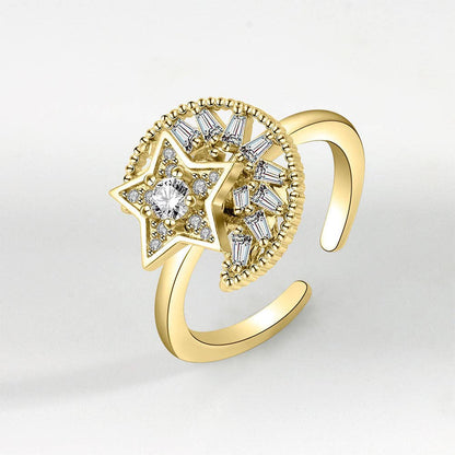 Bague Spinner Polaris – Bijou d’intention Aurora