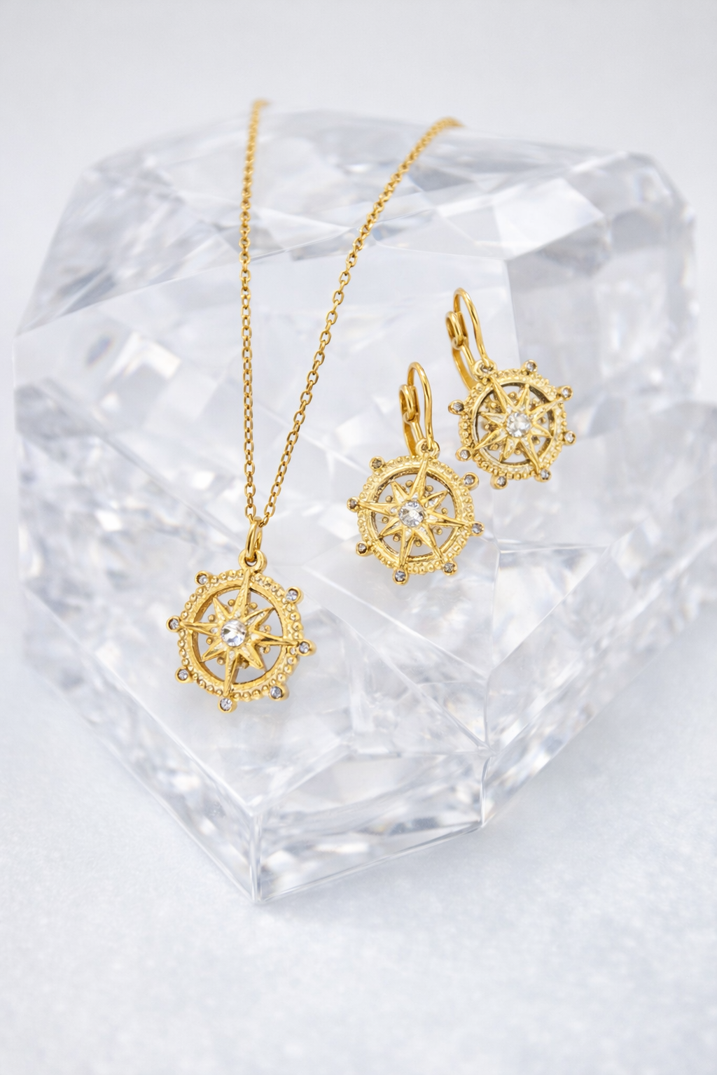 Collier Étoile Polaire – Bijou d’intention Aurora