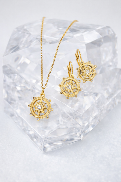 Collier Étoile Polaire – Bijou d’intention Aurora